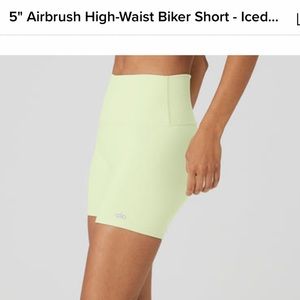5 inch Ice Green Tee biker shorts.